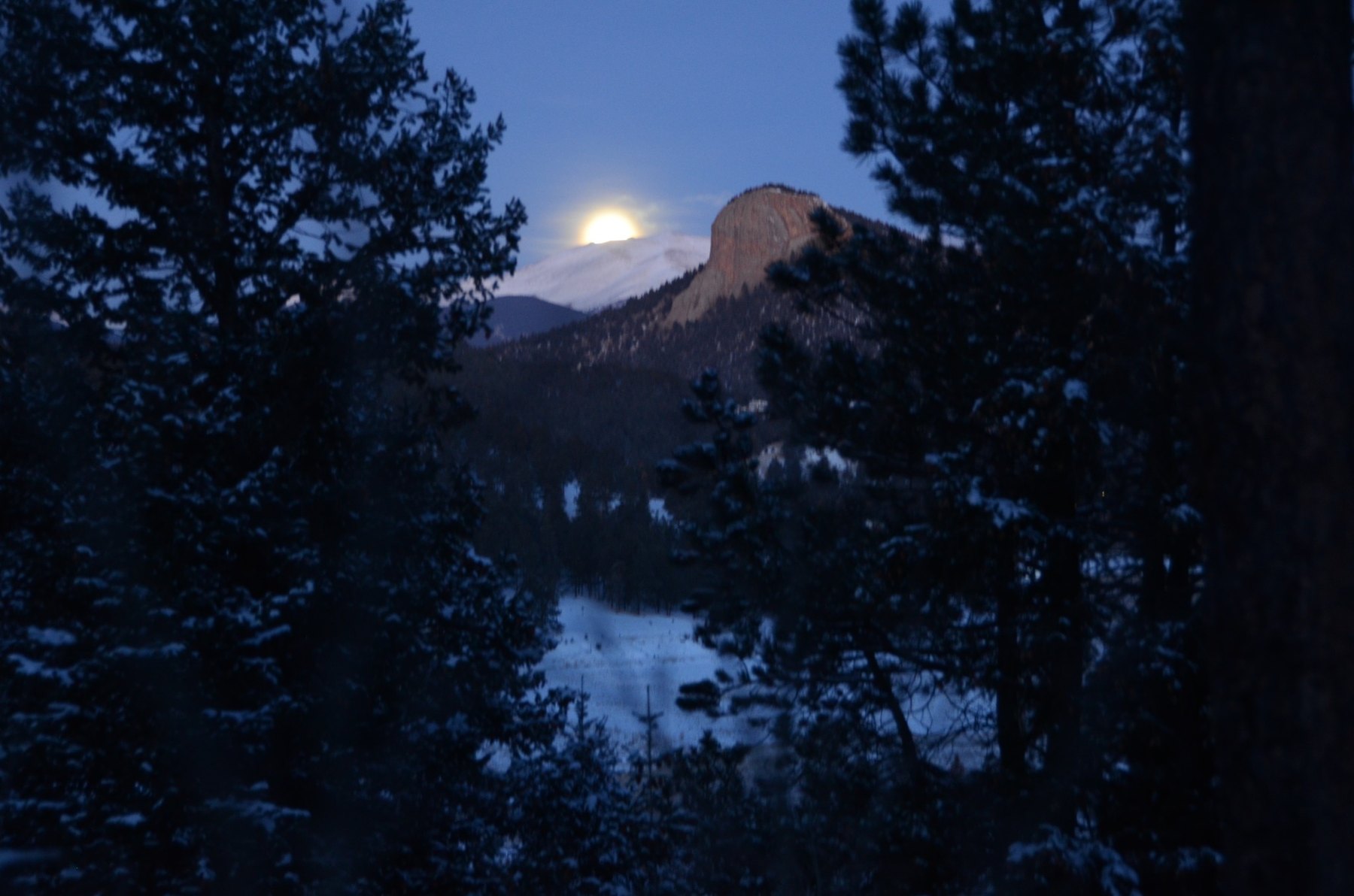 Moonset over Lion's Head photograph by Richard Scudder